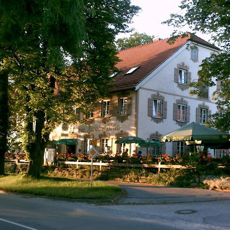 Gasthaus Zur Moosmuhle Hotell Huglfing Exteriör bild